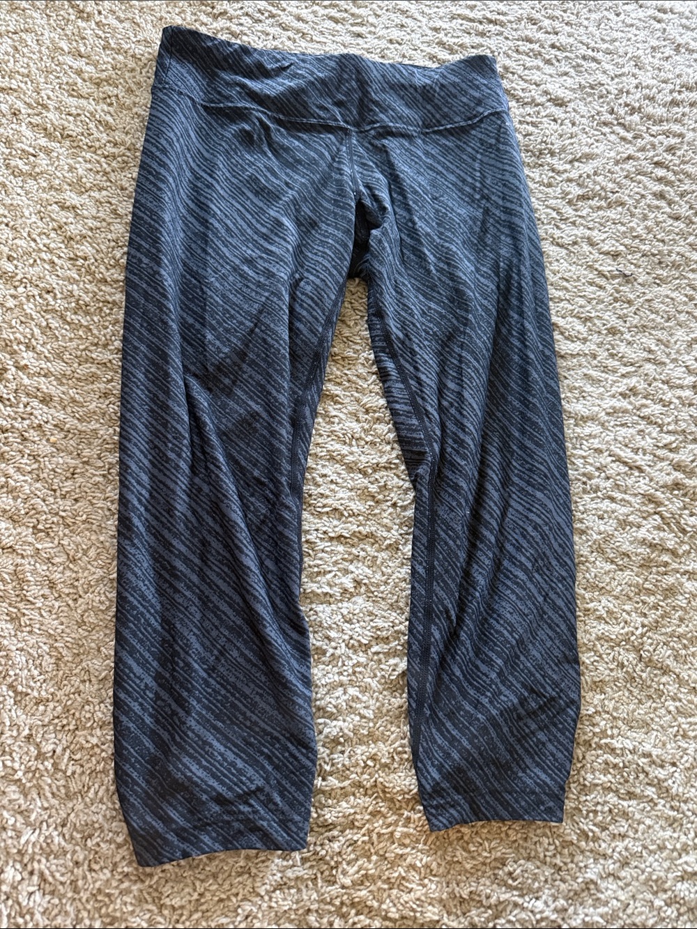 Calvin Klein cropped Black Heather Performance Pants